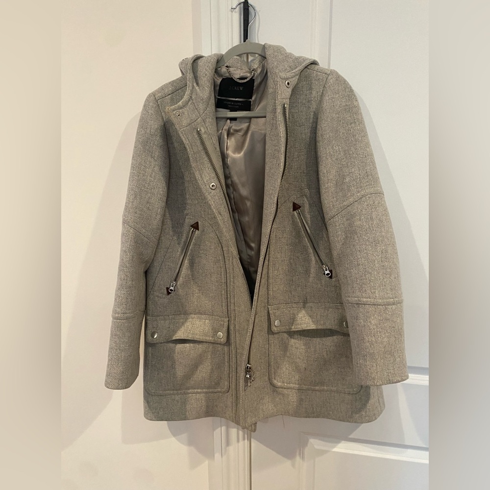 J crew Stadium Coat in GREY - Picture 2 of 5